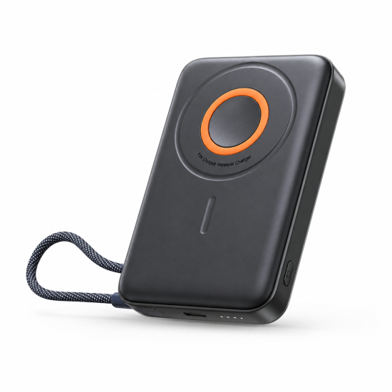 Joyroom JR-PBM02 10000mAh 22.5W 3-in-1 Magnetic Wireless Power Bank-black