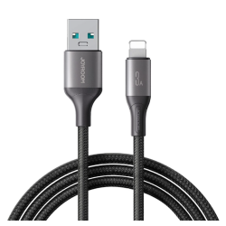 JOYROOM Flash Series S-A28 Fast Charging Data Cable | 3A USB-A to Lightning | 2M | Black JOYROOM Flash Series S-A28 Fast Charging Data Cable | 3A USB-A to Lightning | 2M | Black