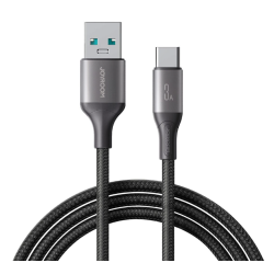 JOYROOM S-A28 Flash Series 3A USB-A to USB-C Fast Charging & Data Cable 1m – Black JOYROOM S-A28 Flash Series 3A USB-A to USB-C Fast Charging & Data Cable 1m – Black