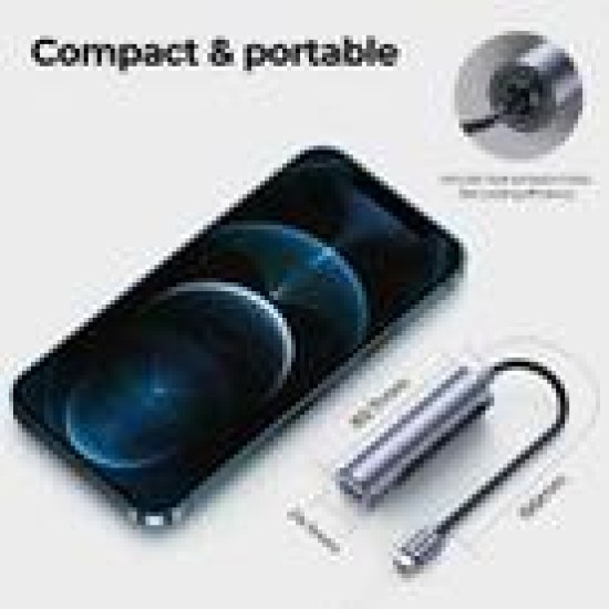 Joyroom S-H113 USB3.0+2+HDMI+Type C HUB Space Grey