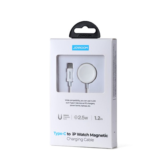 Joyroom S-IW004 Type-C to iP Smart Watch Magnetic Charging Cable 1.2m White Joyroom S-IW004 Type-C to iP Smart Watch Magnetic Charging Cable 1.2m White