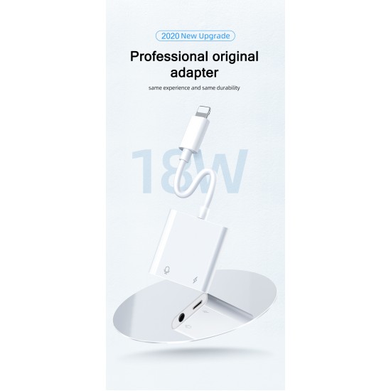 Joyroom S-Y104 This series Apple Dual Lightning Audio Converter White