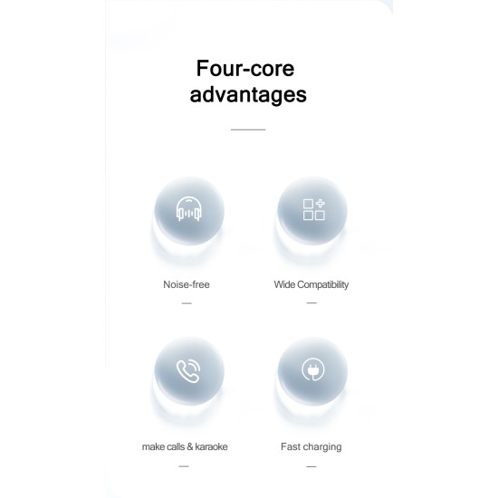 Joyroom S-Y104 This series Apple Dual Lightning Audio Converter White