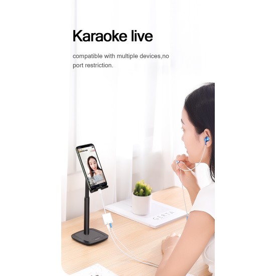 Joyroom S-Y104 This series Apple Dual Lightning Audio Converter White