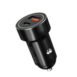 XO CC32 PD+QC3.0 20W Car Charger Black