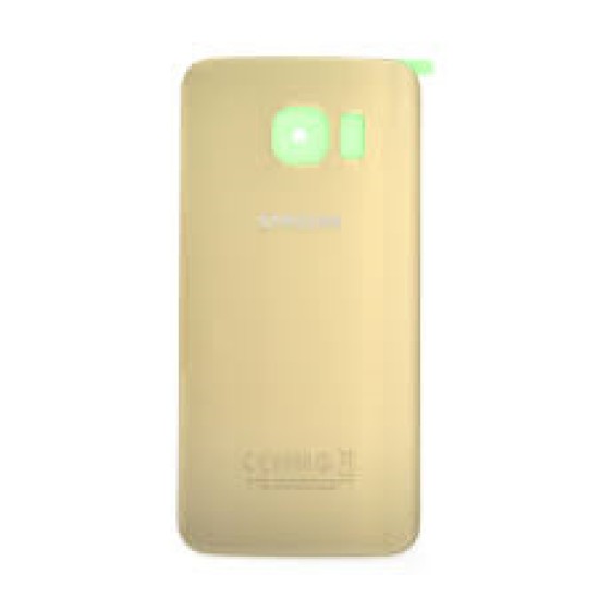 Replacement Back Cover for Samsung S6 Gold