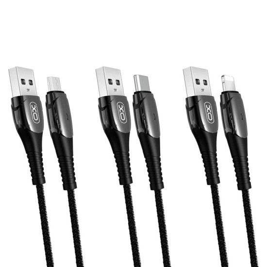 XO | Automatic power off USB Cable Type-C | NB145 | Black