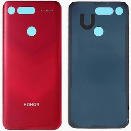 Replacement Back Battery Cover Camera Frame For Huawei Honor View 20 Red