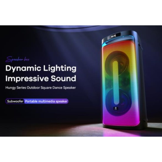 Remax RB-X1 Hungy Series Outdoor Square Dance Speaker Black