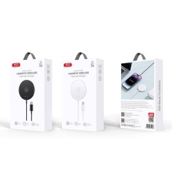 XO CX022 iPhone Magnetic Metal 15W Wireless Charging Line 1.2M Black XO CX022 iPhone Magnetic Metal 15W Wireless Charging Line 1.2M Black