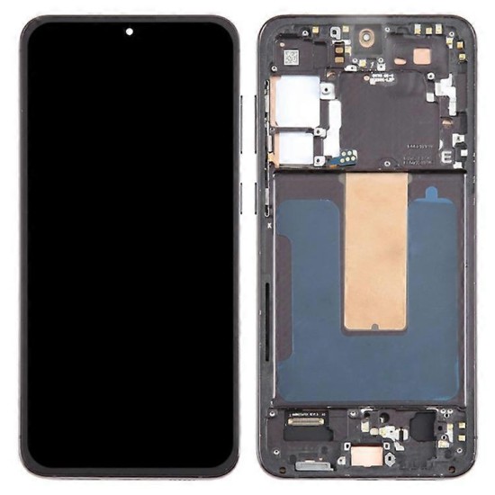 Replacement Full OLED With Frame for Samsung S23 Plus Black