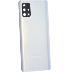 Replacement Original Camera Frame Back Cover for Samsung A71 White Replacement Original Camera Frame Back Cover for Samsung A71 White