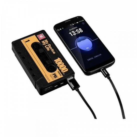 Remax | Cassette Mobile Power Bank | RPP-12 | 10000mAh | Black Remax | Cassette Mobile Power Bank | RPP-12 | 10000mAh | Black