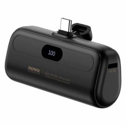 Remax RPP-633 Capsule series 2A iPh Emergency Direct Charging Power Bank 5000mAh Black