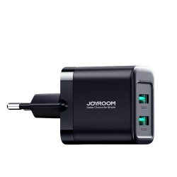 Joyroom | USBCharger | JR-TCN01 | 2.4A2 | Black Joyroom | USBCharger | JR-TCN01 | 2.4A2 | Black