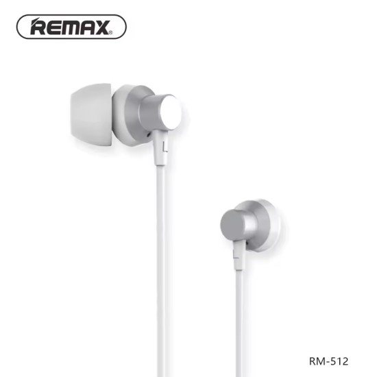 REMAX Metal Wired Music Headset RM-512 white