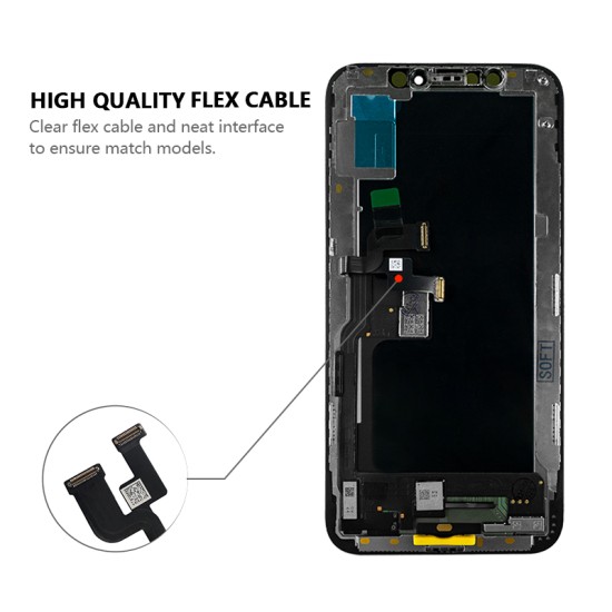 Replacement LCT MP+ Hard OLED Touch Screen for iPhone XS Black