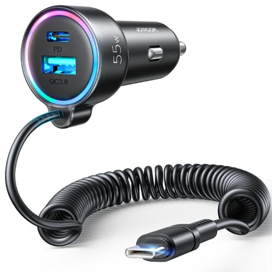 Joyroom C-A45 20W Mini Dual Port??PD+QC3.0??Fast Charger Black