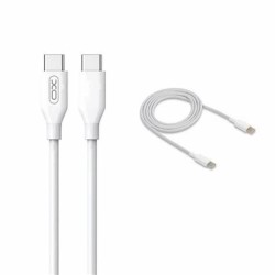 XO NB124 PD 40W type-c to type-c Cable White