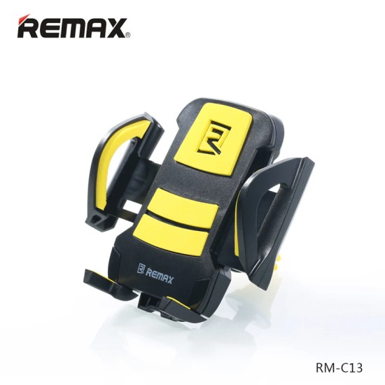 Remax | Car Mount Phone Holder Seat | RM-C13 | Black Grey Remax | Car Mount Phone Holder Seat | RM-C13 | Black Grey