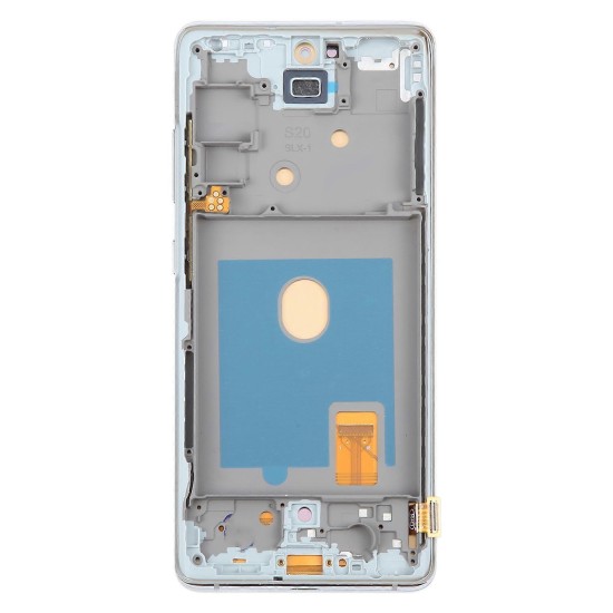 Replacement Full OLED With Frame for Samsung S20FE White Replacement Full OLED With Frame for Samsung S20FE White