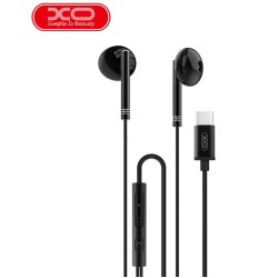 XO EP29 Metal type C Earphone (supporting mostly samsung )Black XO EP29 Metal type C Earphone (supporting mostly samsung )Black