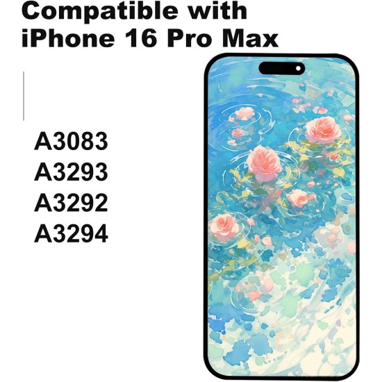 JH | Replacement LCD | For iPhone 16 Pro Max | FHD COF | Black JH | Replacement LCD | For iPhone 16 Pro Max | FHD COF | Black