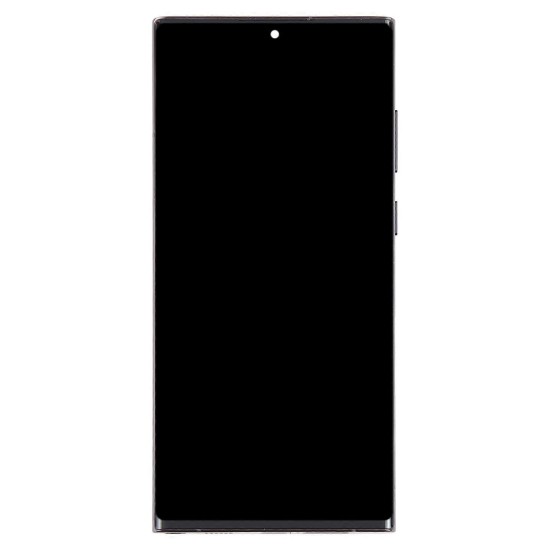 Replacement Full OLED With Frame for Samsung S22 Ultra Black Replacement Full OLED With Frame for Samsung S22 Ultra Black