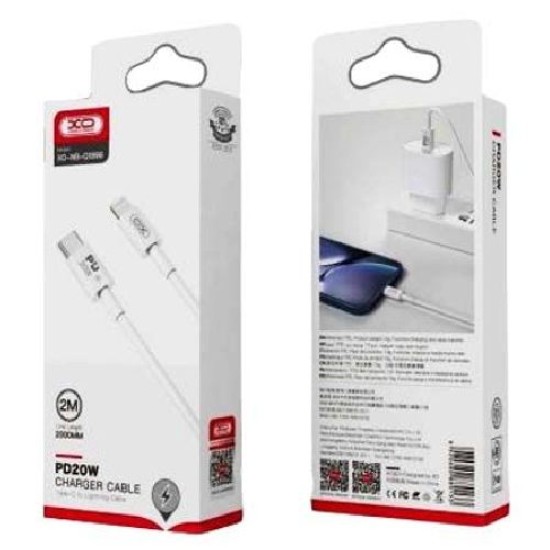 XO | Type-c to Lightning Charger Cable | NB-Q189B | 20W 2M | White
