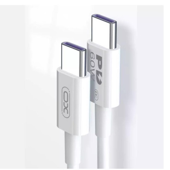 XO NB-Q190A Type-c to Type-c 60W 1M Charger Cable White XO NB-Q190A Type-c to Type-c 60W 1M Charger Cable White