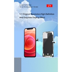 replacement ZY Incell LCD for iPhone 12/12 Pro Black(IC REMOVABLE) replacement ZY Incell LCD for iPhone 12/12 Pro Black(IC REMOVABLE)