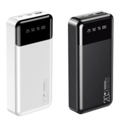 XO PR192 20W fast charging (PD20W/QC18W) digital light display 20000mAh Black