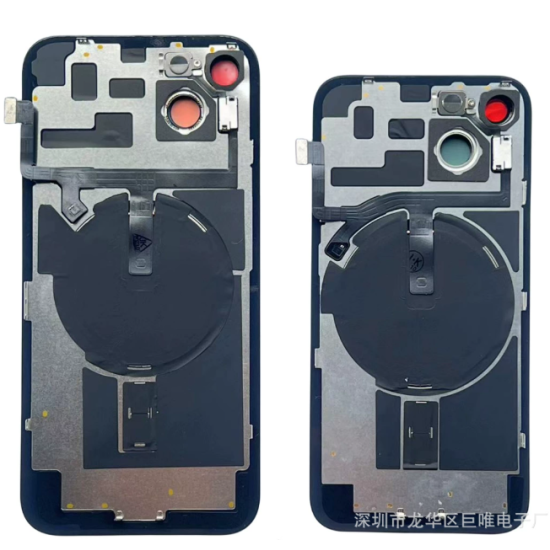 Replacement Back Glass Housing+Original Parts Cable For iPhone 15 Plus Blue