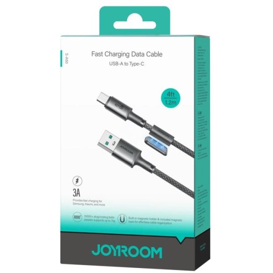 Joyroom S-A50 Unlimited Series 3A Fast Charging Data Cable (USB-A to Type-C) 1.2m-Dark Gray