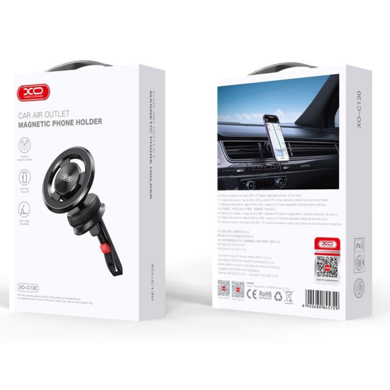 XO C130 iPhone Dedicated Magnetic Suction Air outlet Metal Bracket Tarnish XO C130 iPhone Dedicated Magnetic Suction Air outlet Metal Bracket Tarnish
