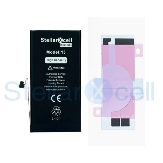 Replacement StellarXcell Diagnostic Battery for iPhone 13 Replacement StellarXcell Diagnostic Battery for iPhone 13