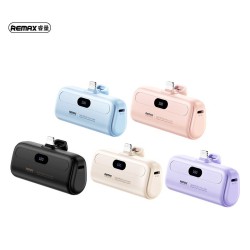 Remax RPP-633 Capsule series 2A iPh Emergency Direct Charging Power Bank 5000mAh Blue
