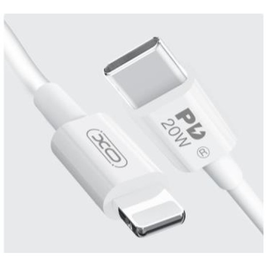 XO NB-Q189A Type-c to Lightning 20W 2M Charger Cable White