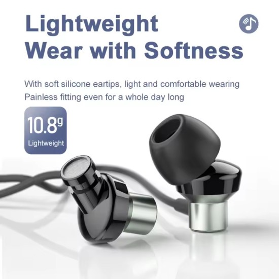 REMAX Metal Wired Music Headset RM-512 white