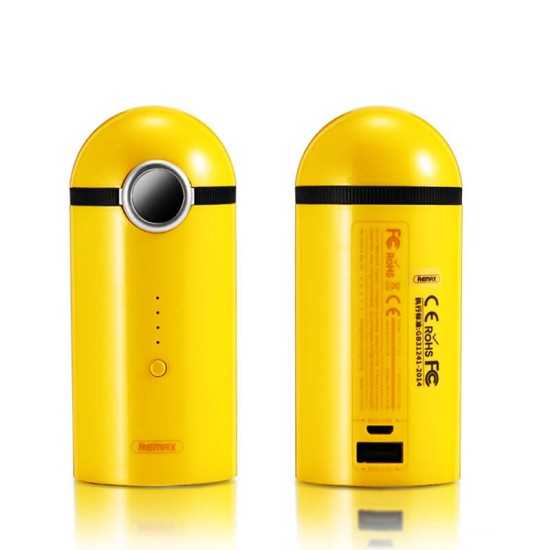 Remax | Minons Mobile Power Bank | RPL-36 | 10000mAh | Yellow
