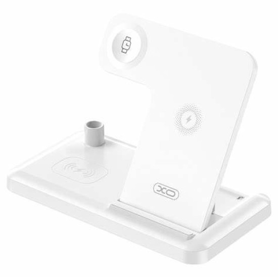 XO WX033 4 in 1 15w wireless charger White