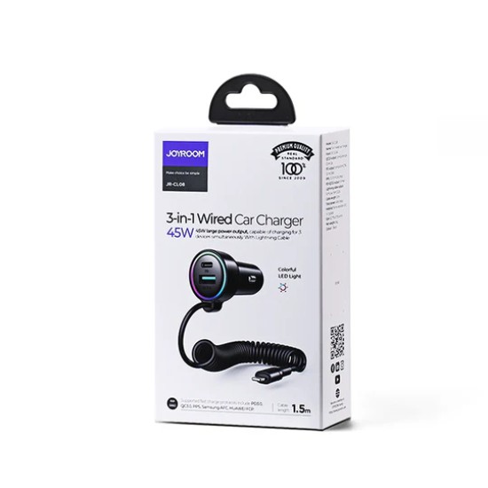 Joyroom C-A45 20W Mini Dual Port??PD+QC3.0??Fast Charger Black