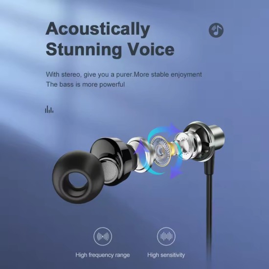 REMAX Metal Wired Music Headset RM-512 white