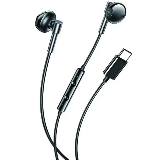 XO EP60 Transsion Type-C digital Decoding Metal Headphones (supporting mostly samsung )Black