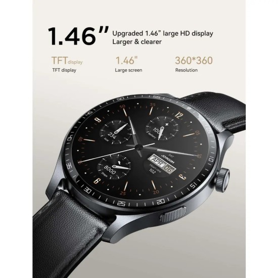 Joyroom JR-FC2 Pro Classic Series Smart Watch (Answer/Make Call)-Space Grey