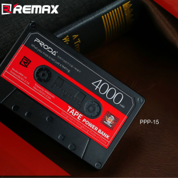 Remax | Cassette Mobile Power Bank | PPP-15 | 4000mAh | Black
