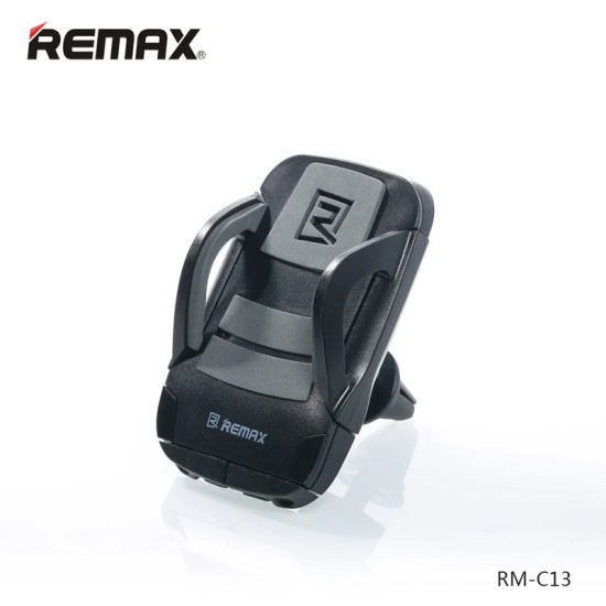 Remax | Car Mount Phone Holder Seat | RM-C13 | Black Grey Remax | Car Mount Phone Holder Seat | RM-C13 | Black Grey