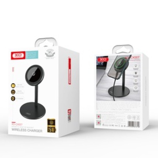 XO CX007 15W Magnetic Wireless Charger Black XO CX007 15W Magnetic Wireless Charger Black