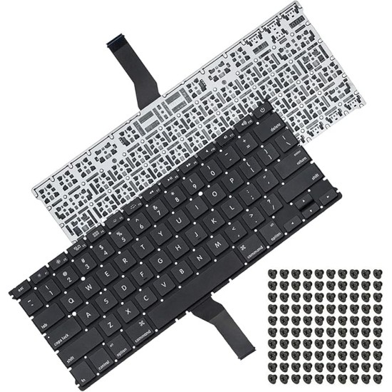 Replacement UK Keyboard Backlight + Screws Flex For Macbook A1369/A1466 Replacement UK Keyboard Backlight + Screws Flex For Macbook A1369/A1466