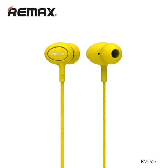 Remax RM-515 Earphones Yellow